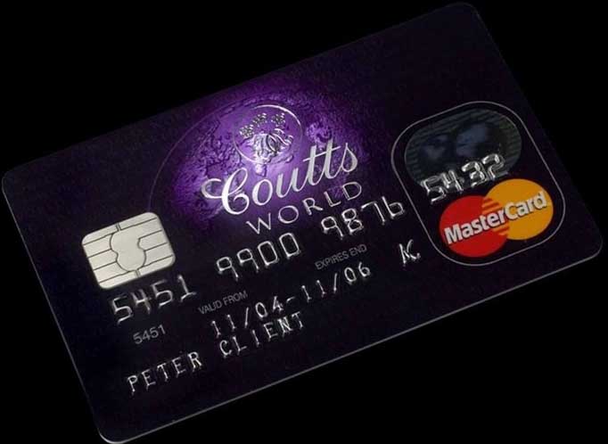 Top Five Most Exclusive Credit Cards in the World