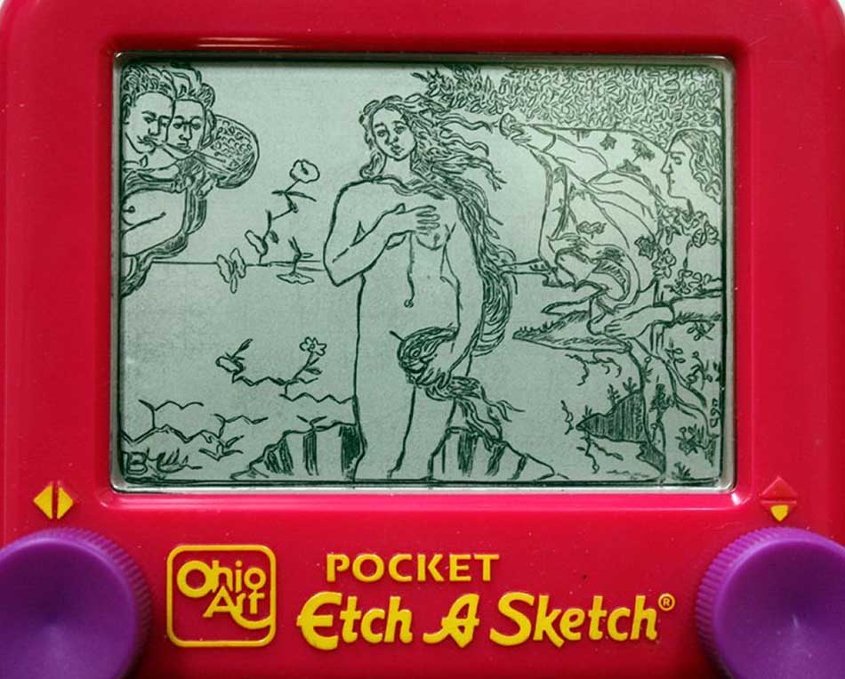 Top Five Amazing Etch-A-Sketch Creations